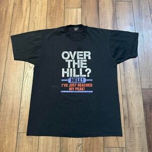 Vintage Over‎ the Hill Tee Men's XL Made In USA Single Stitch